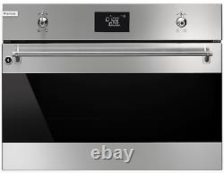 SMEG SF4390MCX Combination Oven Microwave Grill Built-In Combi Stainless Black