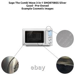 Sage The Combi Wave 3-In-1 SMO870 Combination Microwave Air Fryer Silver/Black