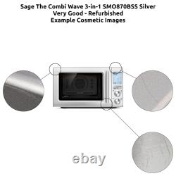 Sage The Combi Wave 3-In-1 SMO870 Combination Microwave Air Fryer Silver/Black