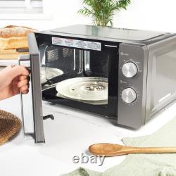 Salter 20L Manual Microwave 35-Min Timer 27cm Turntable Even Cook 5 Power Levels