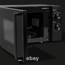 Salter 20 L Manual Microwave 35-Min Timer 27cm Turntable Even Cook Kuro Black