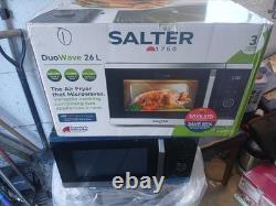 Salter 2-in-1 Air Fryer Microwave DuoWave 10 Cooking Modes with Baking Pan