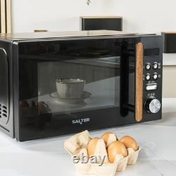 Salter Digital Microwave Toronto 20L 95-Minute Timer 8 Auto-Function 800W Black