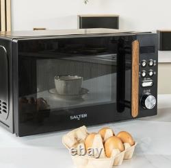 Salter Digital Microwave Toronto 20L 95-Minute Timer 8 Auto-Function 800W Black