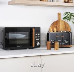 Salter Digital Microwave Toronto 20L 95-Minute Timer 8 Auto-Function 800W Black