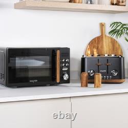 Salter Digital Microwave Toronto 20L 95-Minute Timer 8 Auto-Function 800W Black