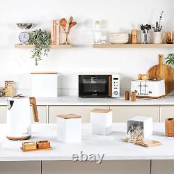 Salter Digital Microwave Toronto 20L 95-Minute Timer 8 Auto-Function 800W White
