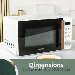 Salter Digital Microwave Toronto 20L 95-Minute Timer 8 Auto-Function 800W White