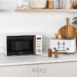 Salter Digital Microwave Toronto 20L 95-Minute Timer 8 Auto-Function 800W White