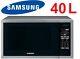 Samsung 40l 1000w Stainless Steel Microwave Oven Ceramic Interior Me6144st