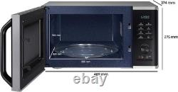 Samsung MS23K3515AS 23L Solo Microwave Oven 800W Quick Defrost Silver ECO Mode