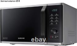 Samsung MS23K3515AS 23L Solo Microwave Oven 800W Quick Defrost Silver ECO Mode