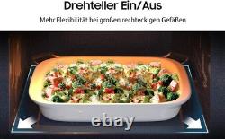 Samsung MS23K3515AS 23L Solo Microwave Oven 800W Quick Defrost Silver ECO Mode