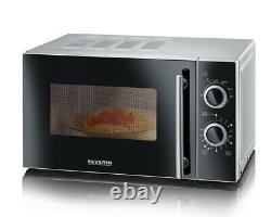 Severin MW7862 Stainless Steel and Black Microwave 700W 20 Litre