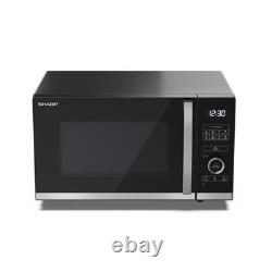Sharp 25L 900W Flatbed Microwave Oven with ECO Function Perfect Condition, Black