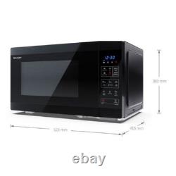 Sharp 26L Freestanding Combination Microwave Black YC-MA262AE-B