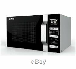 Sharp 900W Standard Flatbed Microwave R360SLM Design Meaning You Can Use Silver