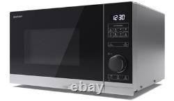 Sharp 900W Standard Microwave Oven Semi Digital 25L YC PS254A Silver New