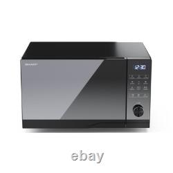 Sharp Black 25 Litre 900W Microwave Oven with Grill and Convection YC-GC52BU-B