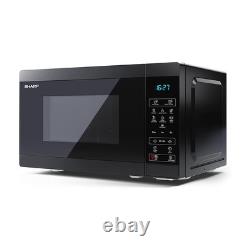 Sharp Black 800W 20 Litre Capacity Microwave with 11 Power Levels YC-MS02U-B