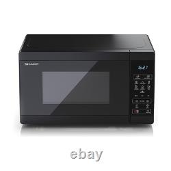 Sharp Black 800W 20 Litre Capacity Microwave with 11 Power Levels YC-MS02U-B