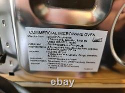 Sharp R21AT Medium Duty Programmable Commercial Microwave Oven -New Unboxed (1)