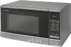 Sharp R270SLM Touch Control 20L Silver Freestanding Microwave 800 W