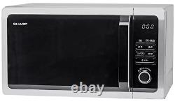 Sharp R374SLM 900W Digital Solo Microwave Oven Touch Control 25L Silver