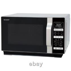 Sharp R860SLM 25 Litre Combination Flat Bed Microwave Oven Silver