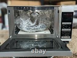 Sharp R861 900-1200W 25L Flat Bed Combination Microwave Silver