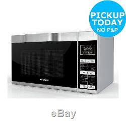Sharp R861 Flat Tray Combination Microwave Silver