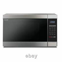 Sharp R956SLM 1000W Combi Microwave Oven Stainless Steel