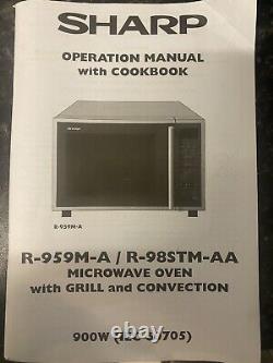 Sharp R959MA Combination Microwave 40 Litre, 900Watt Silver