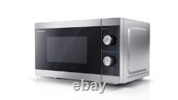 Sharp Silver 20 Litre 800W Microwave With Defrost Settings YC-MS01U-S