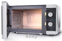 Sharp Silver 20 Litre 800W Microwave With Defrost Settings YC-MS01U-S