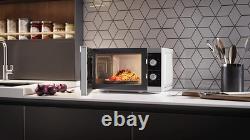 Sharp Silver 20 Litre 800W Microwave With Defrost Settings YC-MS01U-S