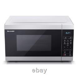 Sharp Silver 25 Litre Microwave 900W Digital Touch Control YC-MS252AU-S