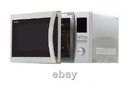 Sharp Stainless Steel Microwave Oven R982STM 42L 1000W Digital, Refurbished A+