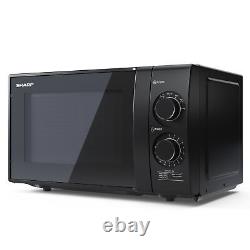 Sharp YC-GS01U-B 20 Litre 700W Microwave With Defrost Function Black