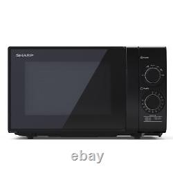 Sharp YC-GS01U-B 20 Litre 700W Microwave With Defrost Function Black