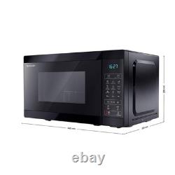 Sharp YC-MG02U-B 20L 800W Microwave with 1000W Grill, Perfect Condition Black
