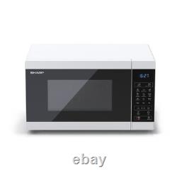 Sharp YC-MG02U-W 20L 800W Microwave with 1000W Grill, Great Condition White