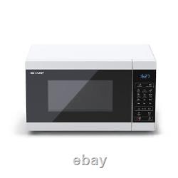 Sharp YC-MG02U-W White 20L 800W Microwave with 1000W Grill and Touch Control