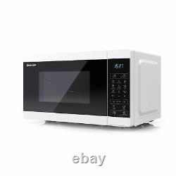 Sharp YC-MG02U-W White 20L 800W Microwave with 1000W Grill and Touch Control