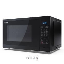 Sharp YC-MG252AU-B 25L 900W Microwave with 1000W Grill Perfect Condition Black