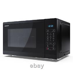 Sharp YC-MG252AU-B Black 25L 900W Microwave with 1000W Grill and Touch Control