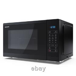 Sharp YC-MG252AU-B Black 25L 900W Microwave with 1000W Grill and Touch Control