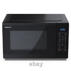 Sharp YC-MG252AU-B Black 25L 900W Microwave with 1000W Grill and Touch Control
