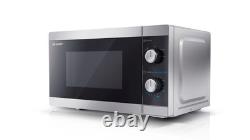 Sharp YC-MS01U-S 20 Litre 800W Microwave With Defrost Perfect Condition Silver