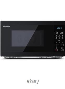 Sharp YC-MS02U-B 20L 800 W Solo Microwave Eco-Mode, 11 Power Levels
